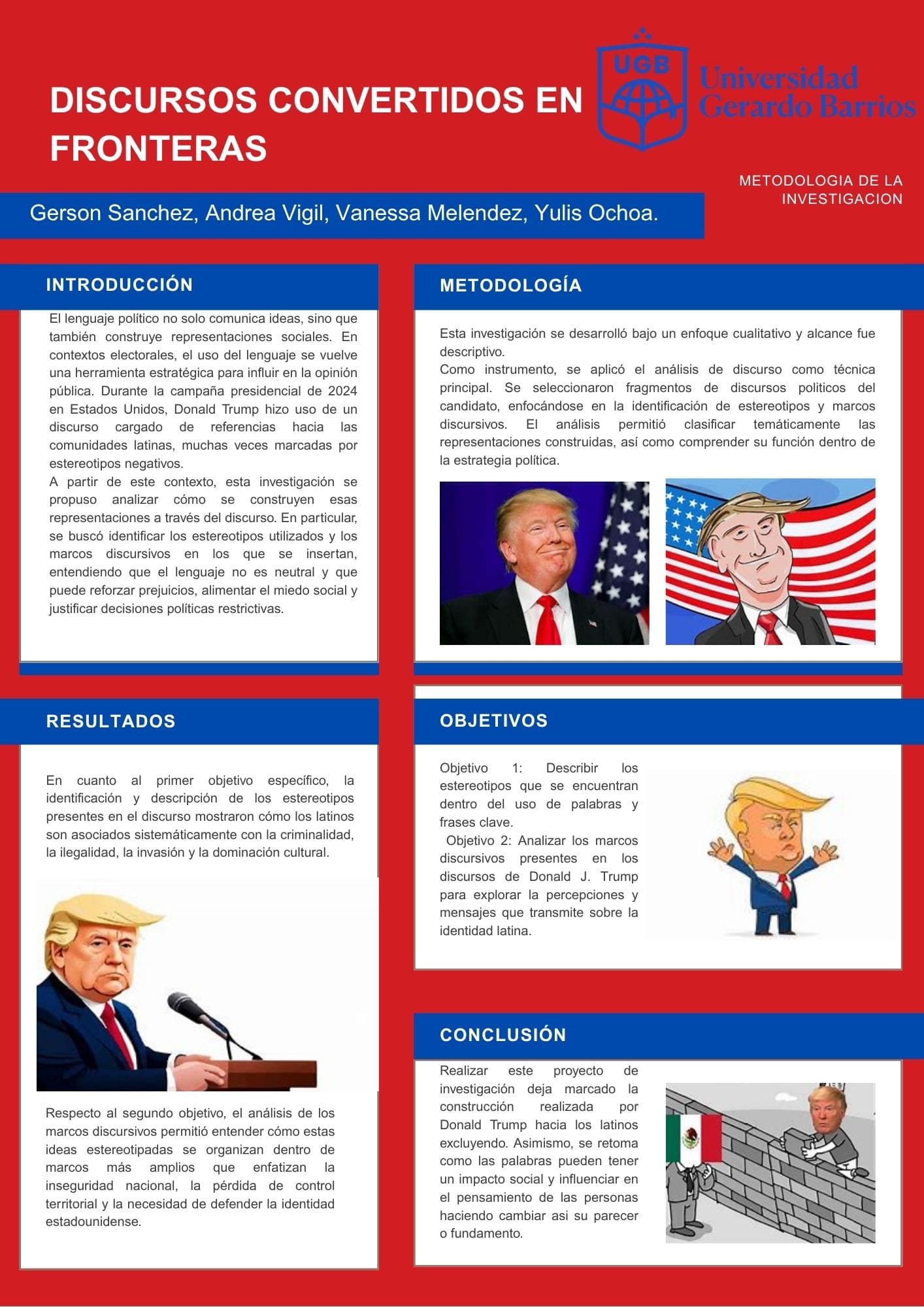 Discursos convertidos en fronteras